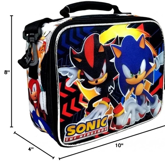 yzohu Accessory Innovations Sonic the Hedgehog Team Lunch Bag - Picture 2 of 9
